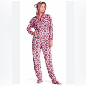 Paul Frank Pink and Blue Monkey Hoodie